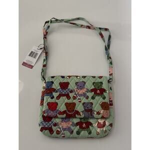 Vera Bradley Small Flap Hipster TOASTY TEDDIES MSRP $69 NWT Quilted Purse